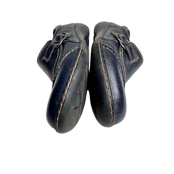 Clark’s blue leather Ashland indigo loafers size 6 - Picture 3 of 12